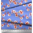 thumbnail image 3 of Soimoi Rayon Fabric Blossom Floral Decor Fabric Printed Yard 56 Inch Wide, 3 of 5