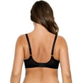 thumbnail image 5 of Women's Parfait P5612 Lulu Unlined Underwire Bra (Black/Pewter 38E), 5 of 6
