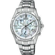 CITIZEN Women's Eco-Drive Diamond Chronograph Watch FB1250-52D
