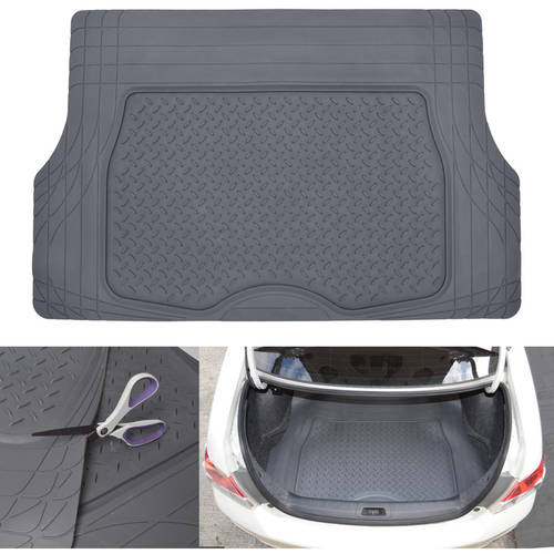 MotorTrend HeavyDuty Premium Rubber Cargo Mat Trimmable Trunk Liner