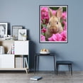 thumbnail image 7 of Diamond Art Kit for Adults, Rabbit In Pink Flowers Garden Diamond Painting for Adults Beginners, DIY Diamond Art Painting Kits, 5D Diamond Painting Crafts for Home Decor 12x16 Frameless, 7 of 7