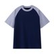 thumbnail image 5 of Camiseta de Manga Corta de la Blusa de Cuello Redondo, Mangas de Mano para Hombres, 5 of 7
