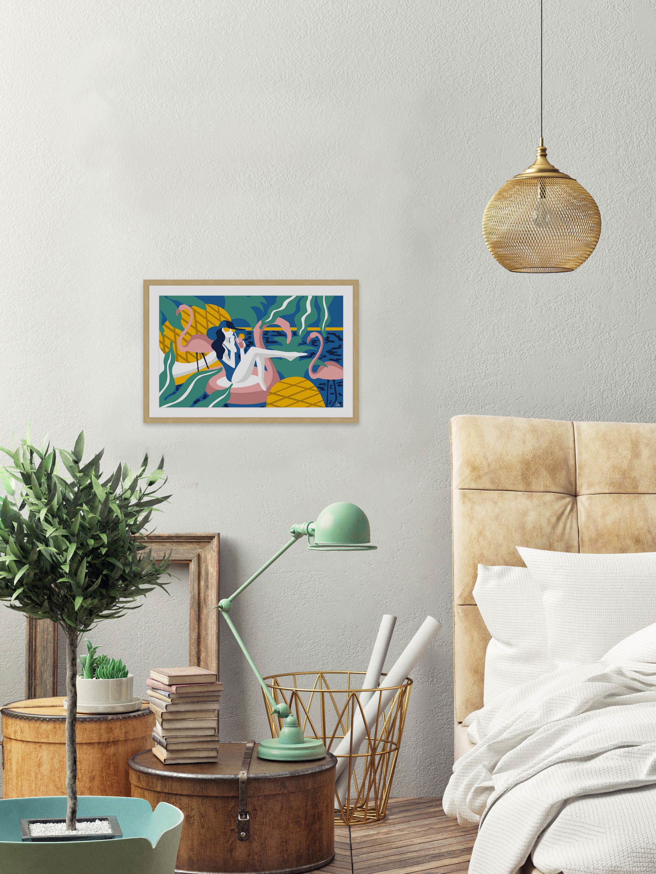 Come the Summer Time Framed Painting Print