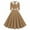 Khaki, variant on LYEAA Holiday Party Dress Half Sleeve Lapel Collared Midi Dress Flowy Elegant Homecoming Dress A-line Color Block Belted Dress 1950s Vintage Dress Ball Gown Wedding Guest Dress for Women Black M