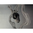 thumbnail image 7 of Baseball Accessories - Baseball Stuff - Baseball Necklace - Baseball Fan Jewerly (Black Obsidian), 7 of 7