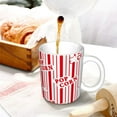 thumbnail image 3 of Yiaed Popcorn 1 Print Ceramics Coffee,Large Handle Design,Extra Large Tea and Coffee Cup for Office and Home Mugs, 3 of 6