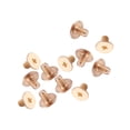 thumbnail image 3 of 10Pcs Brass Rivet, Studs Screw Back Round Head  Leather Craft  Shape Accessories Decorations DIY for Belt Wallet Handbag, Rivet Tool, 3 of 8