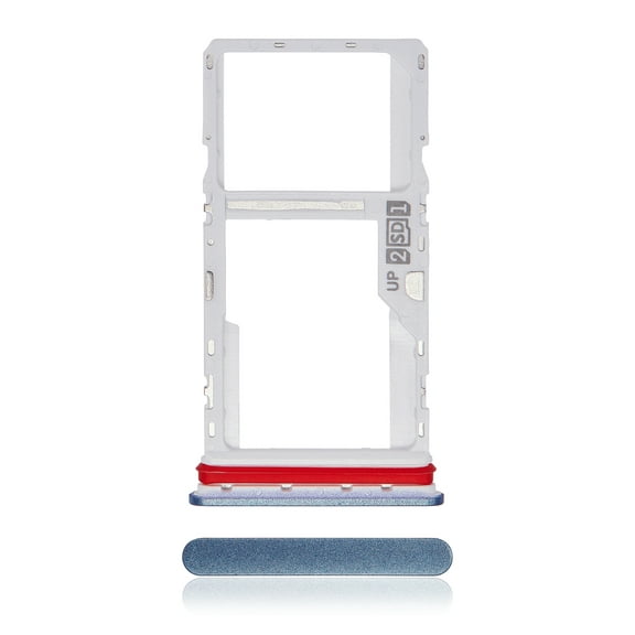 Replacement Sim Card Tray Compatible For Motorola Moto G10 Power (XT2127-4 / 2021) (Breeze Blue)
