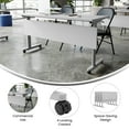 thumbnail image 4 of Flash Furniture Palmer 60"W x 24"D Foldable Training Room Table Laminate Gray Tabletop/Gray Frame, 4 of 17
