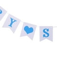thumbnail image 4 of Niño Colgante Banderín de Papel Baby Shower Bautizo Recién Nacido Banner Bautizo Adorno Azul blanco, 4 of 8