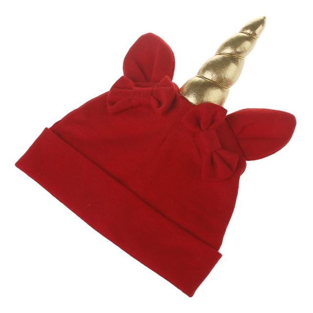 Gorra Sombrero de Bebé Niños Invierno Cálido Color Rojo Perfecl
