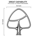 thumbnail image 3 of Batidor plano InnoMoon de acero inoxidable para KitchenAid de 4,5 a 5 cuartos de galón, 3 of 6