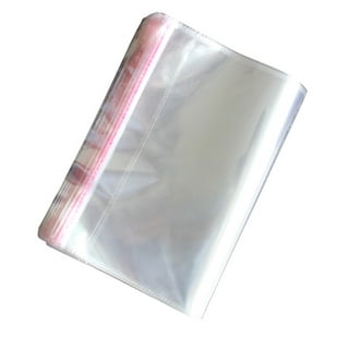 True-Ally Multi utility Self Adhesive Clear Transparent Plastic Seal  Pouch/Poly bag/Saree packing - 14 x 17 inch (Pack Of 100)