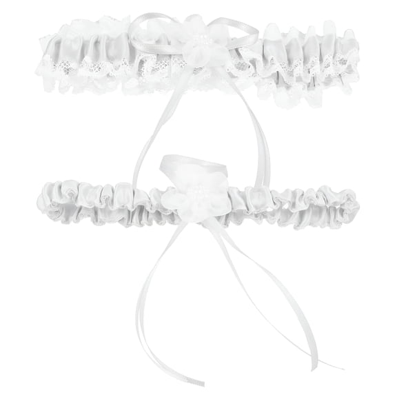 TELOLY Lace Bowknot Garters Bride Accessories Lace Wedding Garters Leg Garters