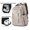Gray Brown, variant on Women Men Travel Backpack W/ Shoe Compartment,Personal Item Bag Airline Approved,Anti-Theft Water Resistant Rucksacks Fit 15.6" Laptop,Lightweight Casual Daypack for College School Business