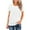 ZA-White-flash deals, variant on Frostluinai Women's Short Sleeve Summer Tops Crew Neck Pleated Blouson Tops Solid Color Lounge T Shirts Loose Banded Bottom Tee Shirts