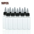 thumbnail image 1 of Botellas de tinta de pigmento de plástico transparente con tapa giratoria de 30 ml, accesorios para herramientas de tatuaje (10 unidades), 1 of 3