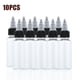 thumbnail image 1 of Botellas de tinta de pigmento de plástico transparente con tapa giratoria de 30 ml, accesorios para herramientas de tatuaje (10 unidades), 1 of 3
