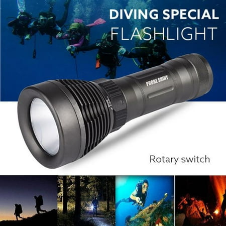 Underwater 500M 5000LM XM-L T6 LED Diving Flashlight Waterproof (Best Diving Led Flashlight)
