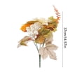 thumbnail image 3 of Fall Sunflower and Maple Leaf Artificial Bouquet, Autumn Faux Floral Arrangement for Thanksgiving Table, Entryway Vase, Seasonal Home Decor, 3 of 6