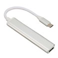 thumbnail image 2 of 5 in 1 USB C Hub Multiport Heat Dissipation Plug and Play USB C Adapter Hub Silver for Desktop, 2 of 8
