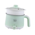 thumbnail image 2 of HLONK Electric Cooking Pot Mini Travel Cooker Multipurpose Stainless Steel 2 Gear Electric Rice Cooker Raman Cooker for Oatmeal Fry pp steamer, 2 of 8
