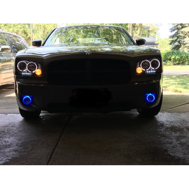 For 2006 2007 2008 2009 2010 Dodge Charger Halo Angel Eye Fog Lamps Lights - Walmart Business Supplies For 2006 2007 2008 2009 2010 Dodge Charger Halo Angel Eye Fog Lamps Lights - Walmart Business Supplies