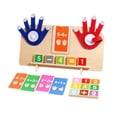 thumbnail image 2 of Bunblic Jouets Éducatifs d'Addition et de Soustraction de Mathématiques de Doigts Jouets Interactifs Parent-Enfant Compétences Motrices Fines pour Enfants pour les Préscolaires Style A, 2 of 8