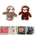 thumbnail image 3 of 2 llaveros de peluche de perezoso adorables, suaves y cómodos, para llaves, bolsos y teléfonos., 3 of 5