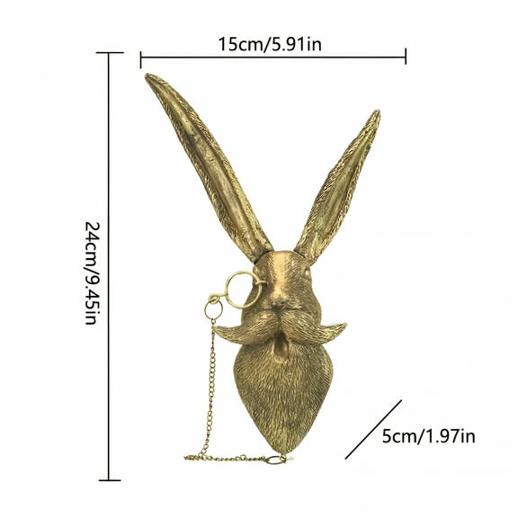 LAMIRO Animal Head Wall Decor Wall Sculpture Home Decor Statue for Living Room Office Bedroom Modern Decor wall sculptures