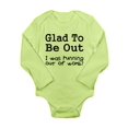 thumbnail image 1 of CafePress - Running Out Of Womb - Long Sleeve Infant Bodysuit, 1 of 1
