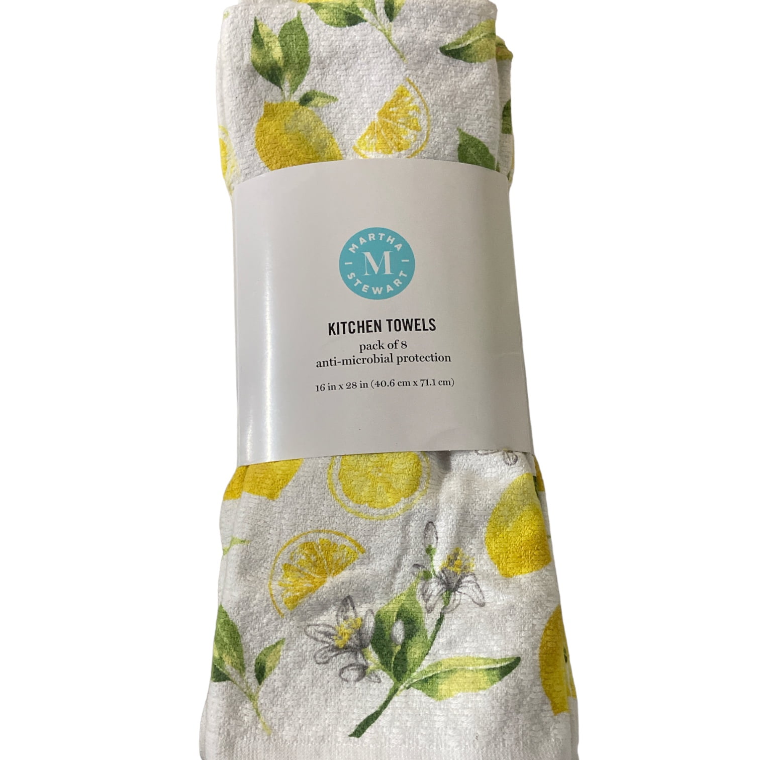 Martha Stewart Kitchen Towels 8 Pack (Fresh Lemon)