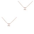 thumbnail image 4 of Qarigey Encanto constelaciones tema único símbolo amistad collar DIY encanto colgante para amante Festival regalos oro rosa Géminis Geminis 2Conjunto, 4 of 6