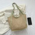 thumbnail image 3 of Bolsa De Hombro Bolso de viaje para mujer a la moda, bolso de compras tejido de gran capacidad, bolso de playa sencillo para mujer Ehuebsd Para Estrenar, 3 of 9