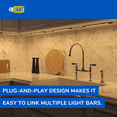 thumbnail image 6 of Inlight 12-inch Plug-in LED Under Counter Lights for Kitchen, Soft White 3000K, Pack of 6, IN-0110-26-SN, 6 of 9