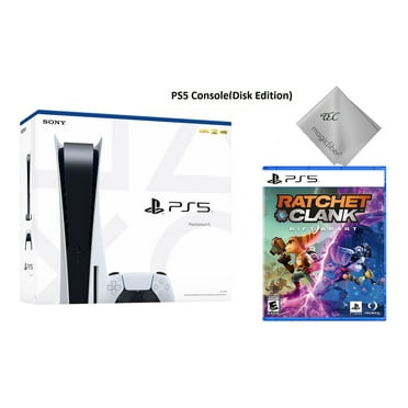 Sony PlayStation_PS5 Gaming Console(Disc Version) with Ratchet & Clank: Rift Apart Game Bundle