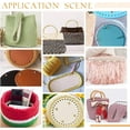 thumbnail image 3 of 1pc Crochet Bag Bottom Oval Long Crochet Shaper Base 9.8 x 4.7" Oval Purse Bottom Bag Cushion Base with Holes for Handbag DIY Shoulder Bags Tote Bag Crossbody Bag Knitting DIY, 3 of 8