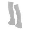 thumbnail image 4 of Calentadores de piernas de para patinaje, calcetines largos y suaves de tejido térmico, calcetines sin pies para patinaje, ideales para deportes blanco, 4 of 8
