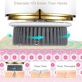 thumbnail image 3 of Cepillo de limpieza facial: cepillos faciales para limpieza y exfoliación, cepillo limpiador eléctrico para lavado de cara para mujeres y hombres, para limpieza profunda de la piel, 3 of 5