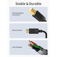 thumbnail image 4 of Cable de impresora CableCreation USB B a USB C de 2 m, negro, paquete de 2, 4 of 8