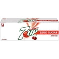 thumbnail image 2 of 7UP Cherry Zero Sugar Soda, 12 fl oz cans (Pack of 12), 2 of 5