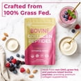 thumbnail image 4 of Hydrolyzed Bovine Collagen Proteins Type I & III - Grass Fed, Pasture Raised Bovine Peptides - Keto & Paleo, Gluten Free - Unflavored Powder (10 oz) - From Healthy Living Proteins, 4 of 7