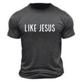 thumbnail image 4 of PNTUTB Men's Valentine's Day Themed Fashion Prints Short Sleeve Crew Neck Casual Loose Comfortable T-shirt, 4 of 5