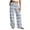 Gray 07, variant on Karymi Jeans for Women Irregular Horizontal Striped Straight Leg Long Pants, Drawstring High Waist Decor Tie Front Trousers with Side Pockets Pants for Women