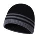 thumbnail image 1 of Qarigey Gorros de lana de punto de invierno Gorros de protección de calavera a rayas Jersey informal Gorro al aire libre Regalos deportivos Esquí Sombreros negro Qarigey AP010036-01, 1 of 6