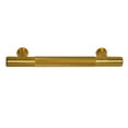 thumbnail image 2 of CKP #1650 Linear Collection 3-3/4 in. (96mm) Knurled Aluminum Pull, Brushed Gold, 2 of 4