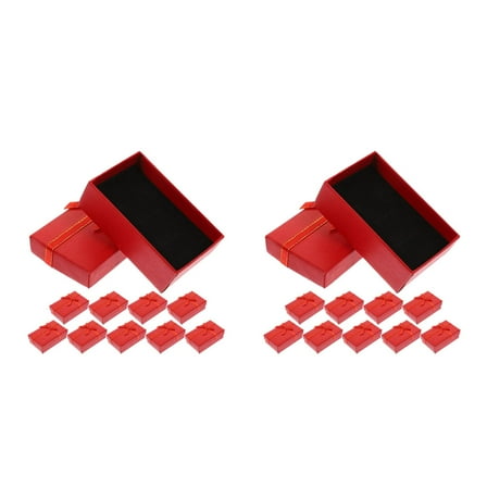 Masteelf 20 pcs Jewelry Present Boxes With Lids For Bracelets Earrings Necklaces Small Cardboard Boxes For Christmas Party Favors Packaging