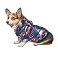 thumbnail image 6 of Uemuo rock Skull blue record for Winter Dog Hoodie Sweatshirts with Pockets Warm Dog Clothes for Small Dogs Chihuahua-Small, 6 of 8