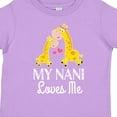 thumbnail image 4 of Inktastic My Nani Loves Me Giraffe Boys or Girls Toddler T-Shirt, 4 of 5