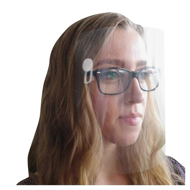 Visera de seguridad Máscara Escudo Clip en gafas Nueva máscara transparente reutilizable LingWen 8390612150449